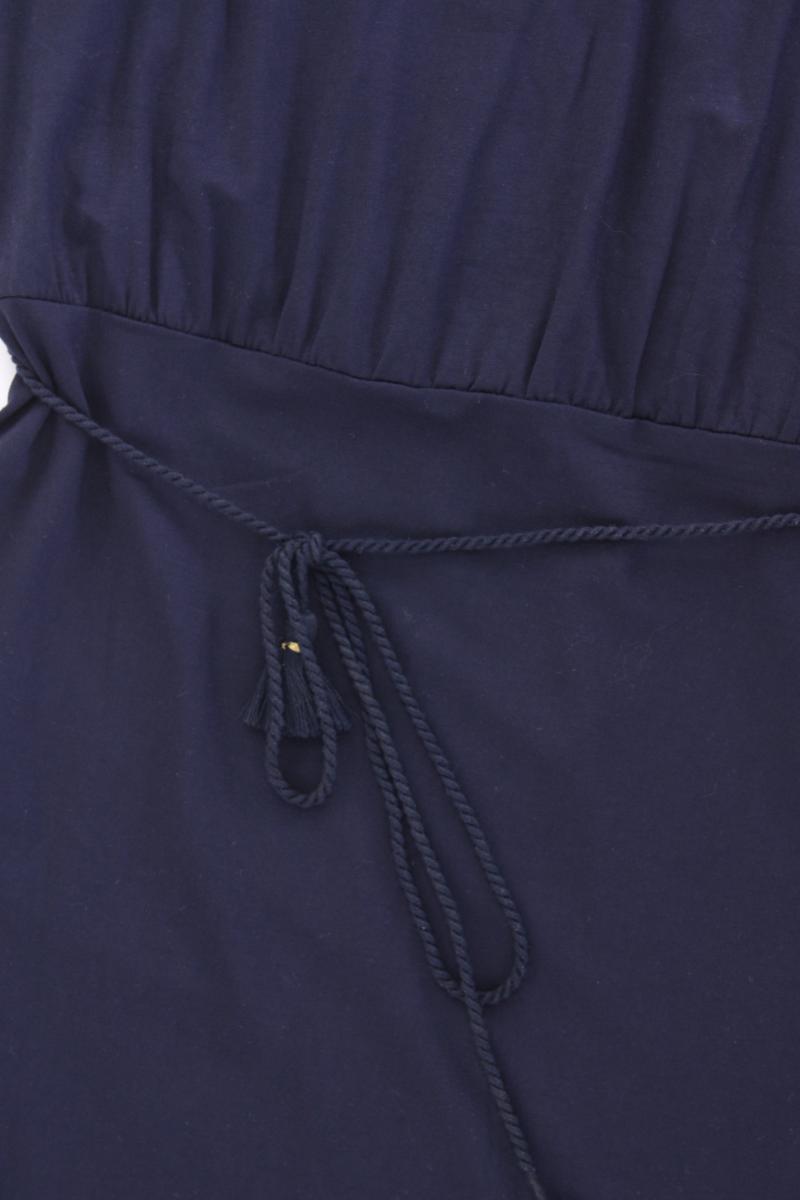 s.Oliver Jerseykleid Gr. 38 Kurzarm blau aus Viskose