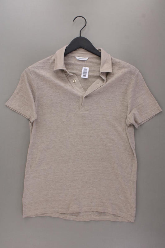 John Henric Leinenshirt für Herren Gr. S Kurzarm creme