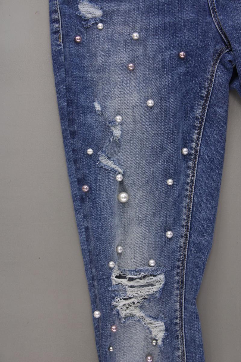 Only Jeans Kendell mit Perlen Gr. W25/L30 blau