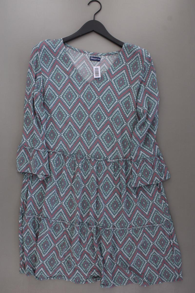 Seasons Sommerkleid Gr. S/M geometrisches Muster neuwertig Langarm blau