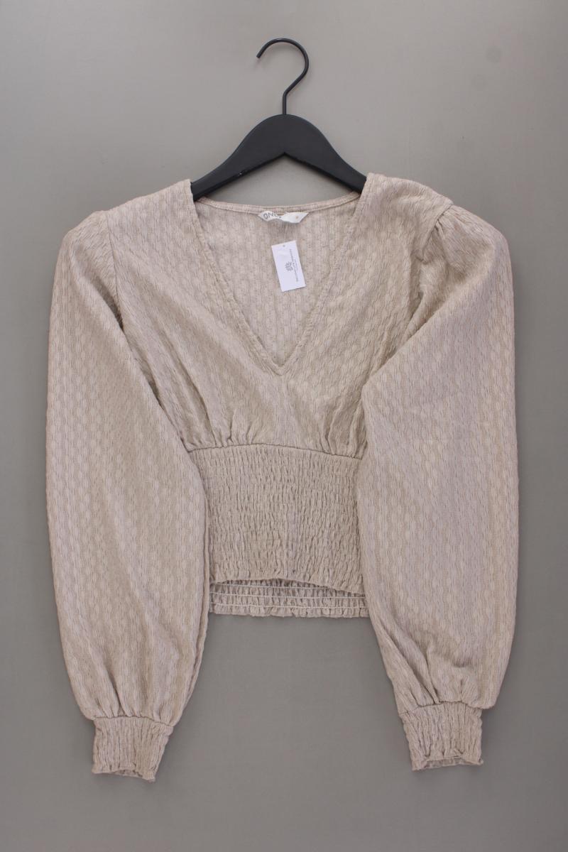 Only Langarmshirt Gr. M neuwertig creme aus Polyester