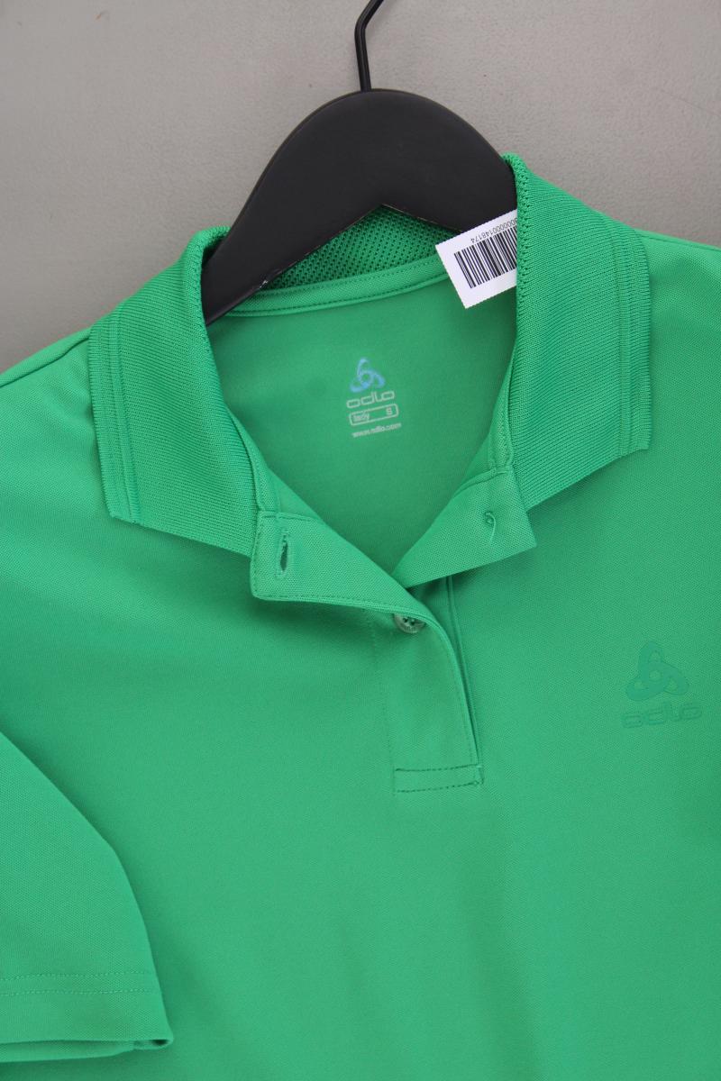 Odlo Poloshirt Gr. S neuwertig Kurzarm grün aus Polyester
