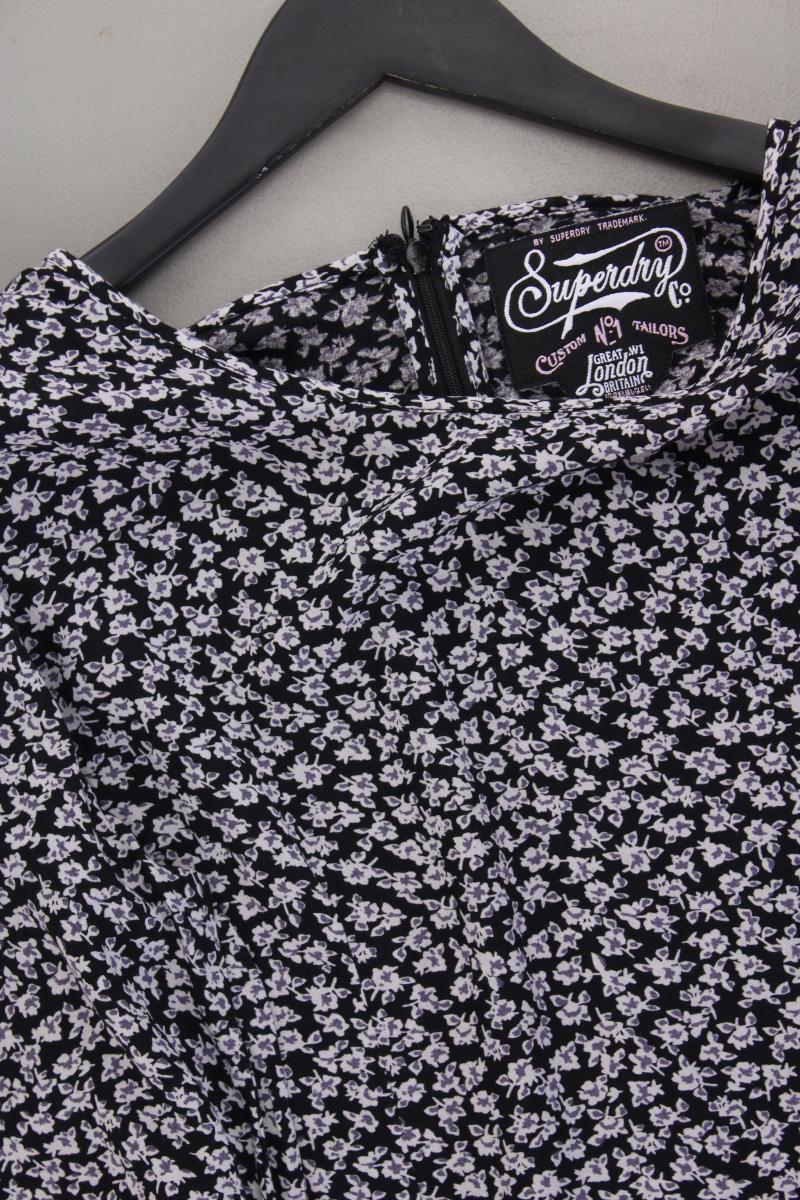 Superdry Kurzer Jumpsuit Gr. XL mit Blumenmuster grau aus Viskose