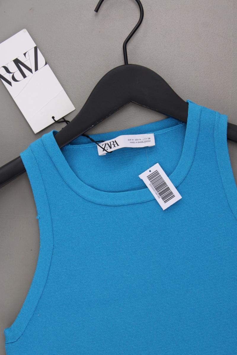 Zara Crop Top Gr. M neu mit Etikett türkis aus Viskose