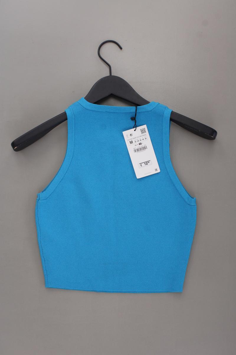 Zara Crop Top Gr. M neu mit Etikett türkis aus Viskose