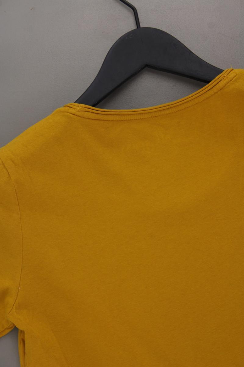 s.Oliver T-Shirt Gr. 38 Kurzarm gelb aus Baumwolle