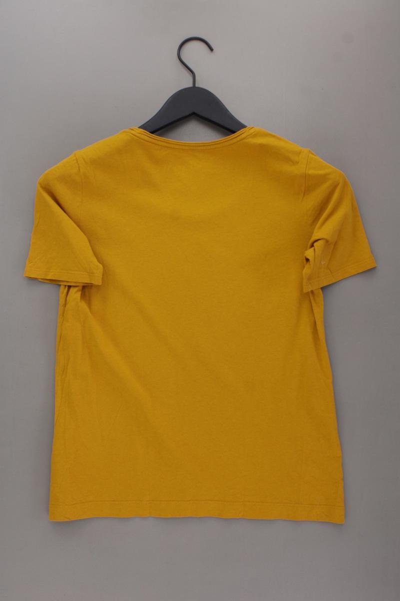 s.Oliver T-Shirt Gr. 38 Kurzarm gelb aus Baumwolle