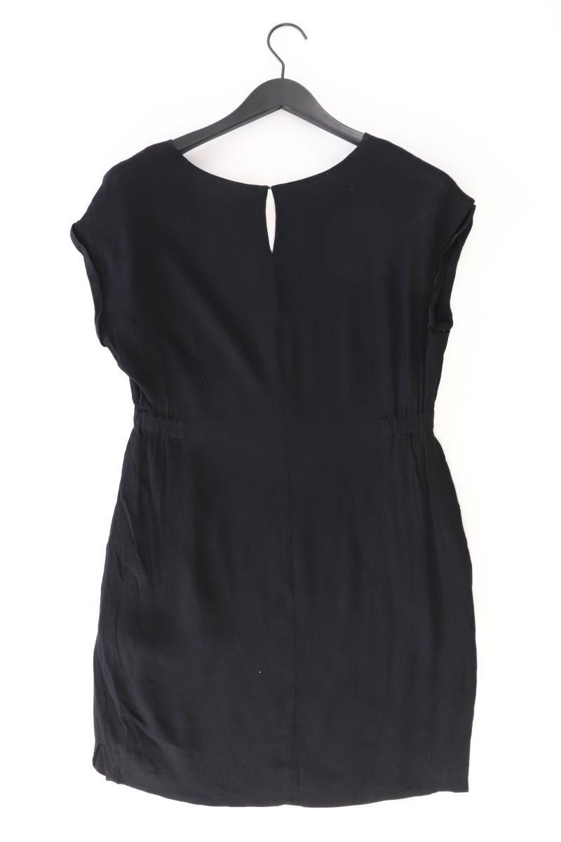 s.Oliver Kurzarmkleid Gr. 38 mit Pailletten schwarz aus Viskose