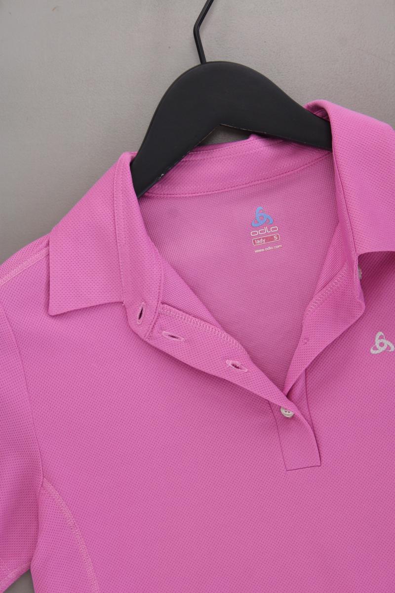 Odlo Poloshirt Gr. S Kurzarm pink aus Polyester