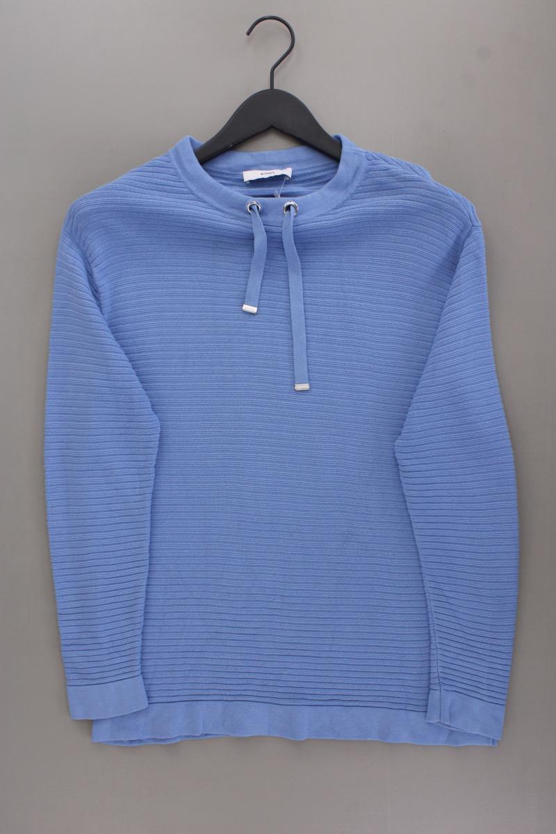Bonita Feinstrickpullover Gr. M blau aus Viskose