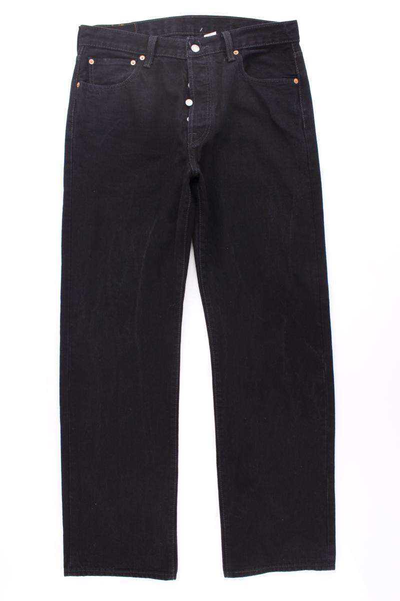 Levi's Straight Jeans für Herren Gr. W34/L32 schwarz aus Baumwolle