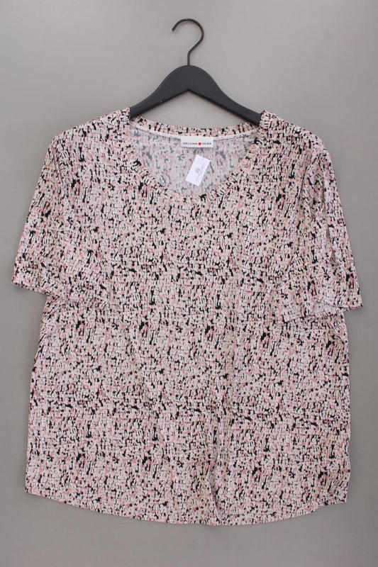 Helena Vera Printshirt Gr. 48 geometrisches Muster Kurzarm rosa aus Polyester