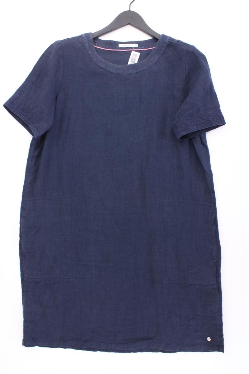 Cecil Kurzarmkleid Gr. M blau aus Leinen