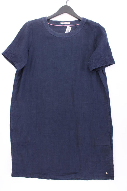 Cecil Kurzarmkleid Gr. M blau aus Leinen