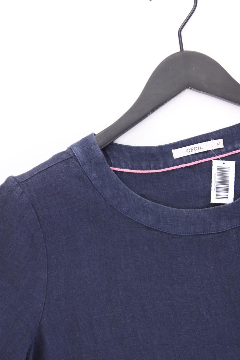 Cecil Kurzarmkleid Gr. M blau aus Leinen