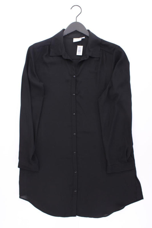 Vila Longbluse Gr. 40 Langarm schwarz aus Polyester