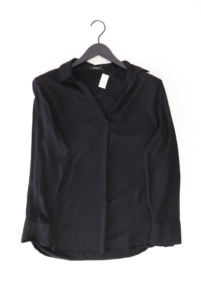 Opus Bluse "Fangi" Gr. 42 Langarm schwarz aus Viskose