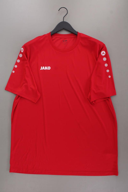 Jako Sportshirt für Herren Gr. XXXL neuwertig Kurzarm rot aus Polyester