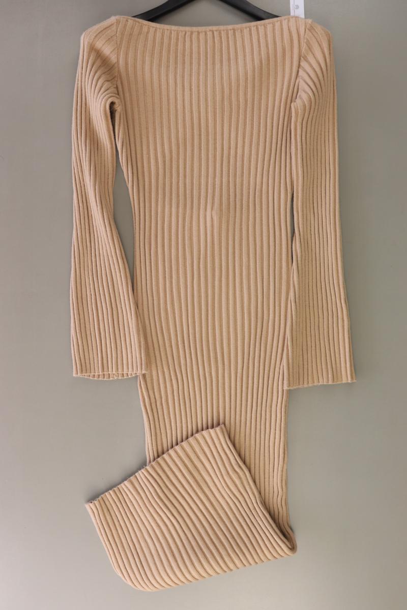 NA-KD Wrap Back Detailed Knitted Dress Gr. XL Langarm braun aus Polyester