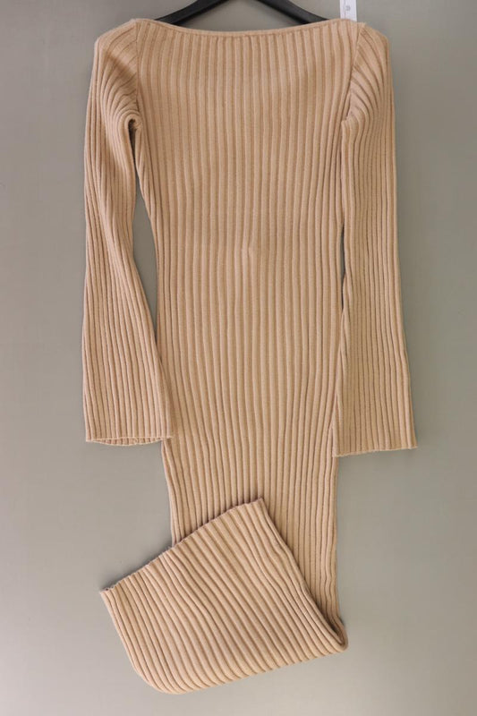 NA-KD Wrap Back Detailed Knitted Dress Gr. XL Langarm braun aus Polyester