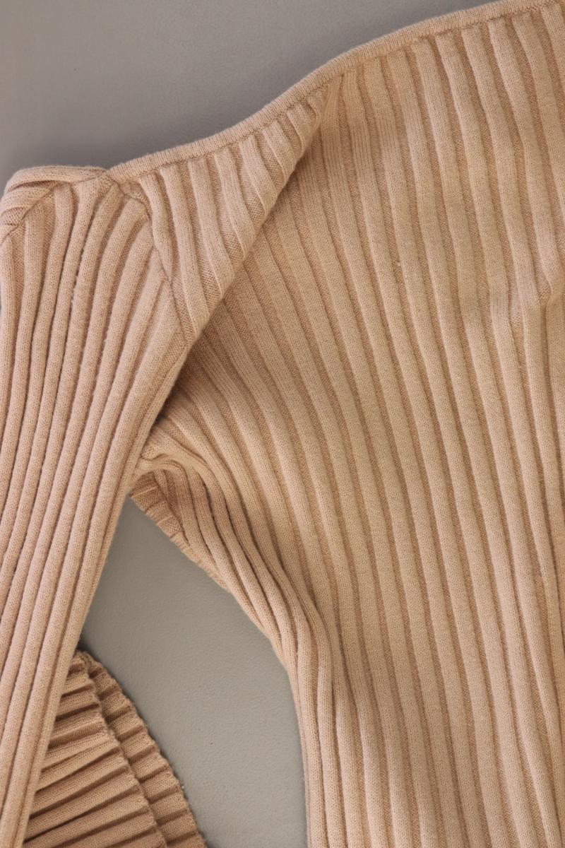 NA-KD Wrap Back Detailed Knitted Dress Gr. XL Langarm braun aus Polyester