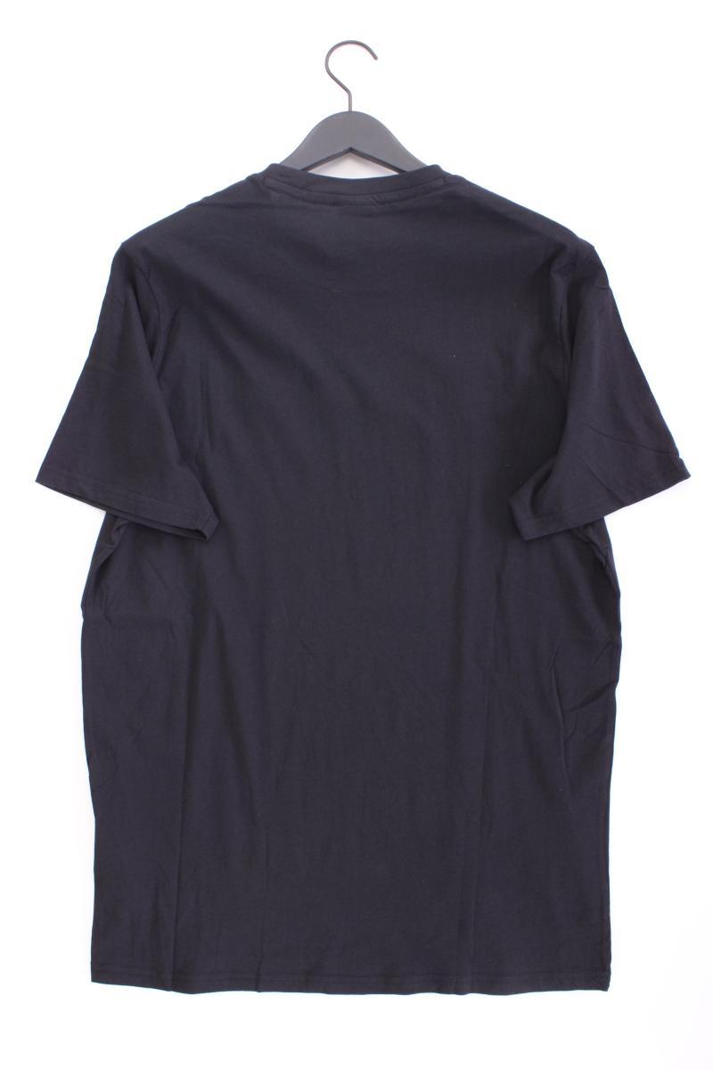 Champion Printshirt für Herren Gr. XXXL Kurzarm schwarz aus Baumwolle