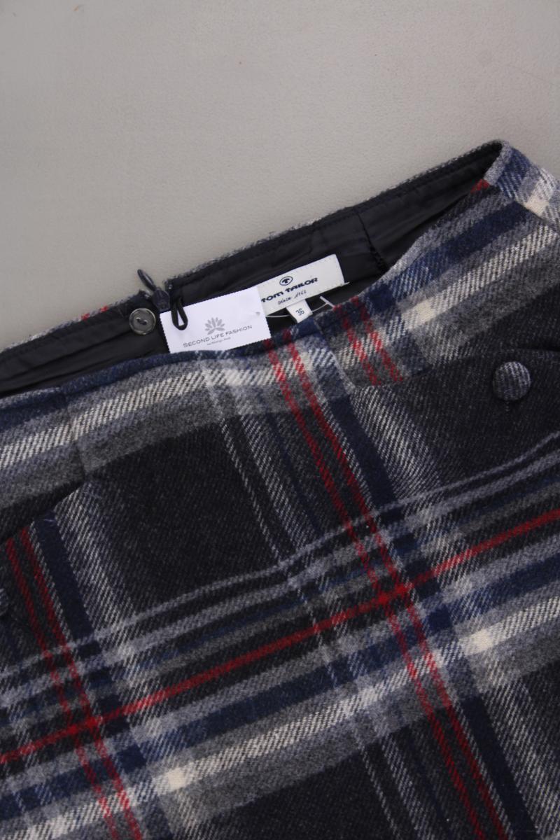 Tom Tailor Rock Gr. 36 kariert mehrfarbig aus Polyester
