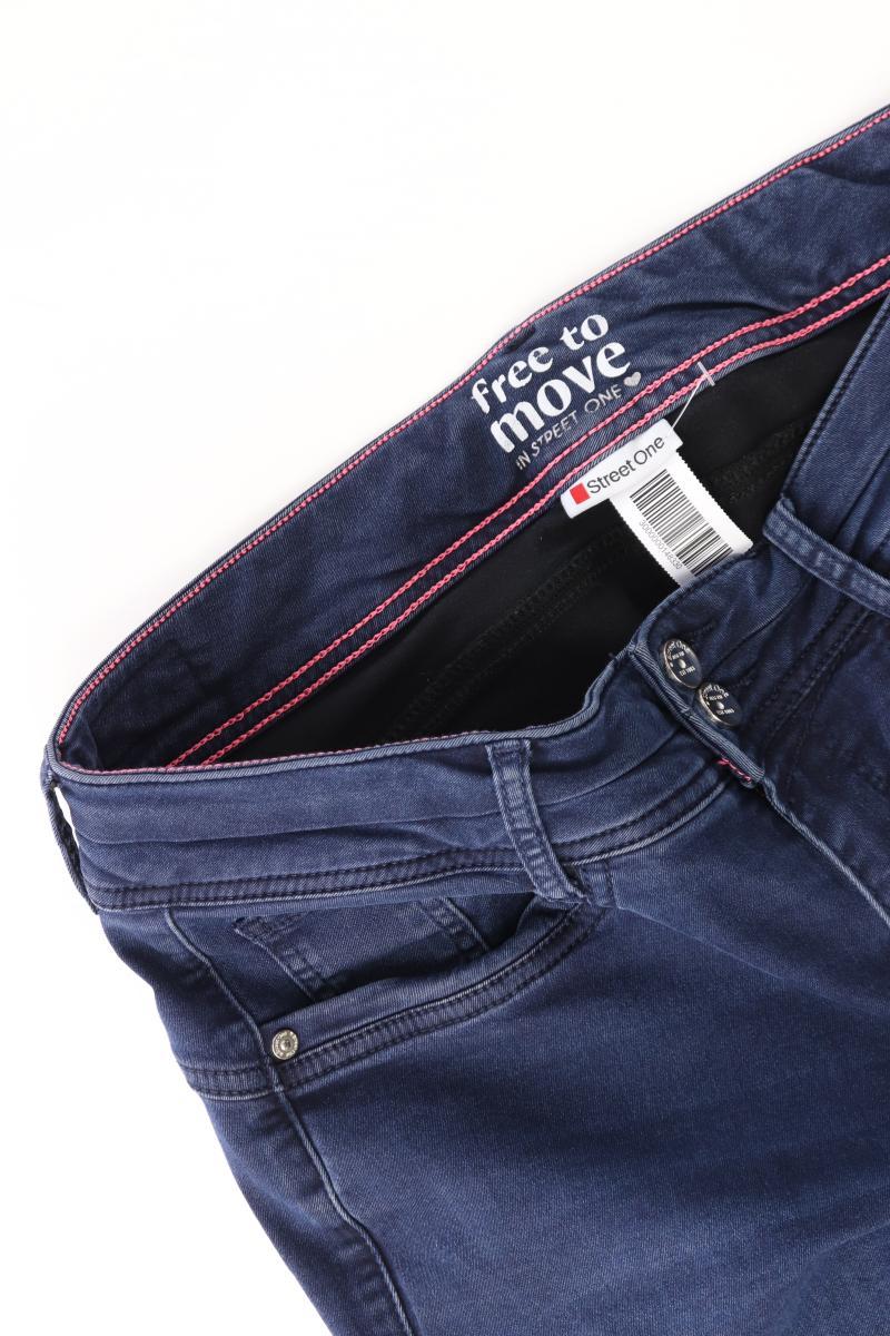 Street One Straight Jeans Gr. W32/L30 blau aus Baumwolle