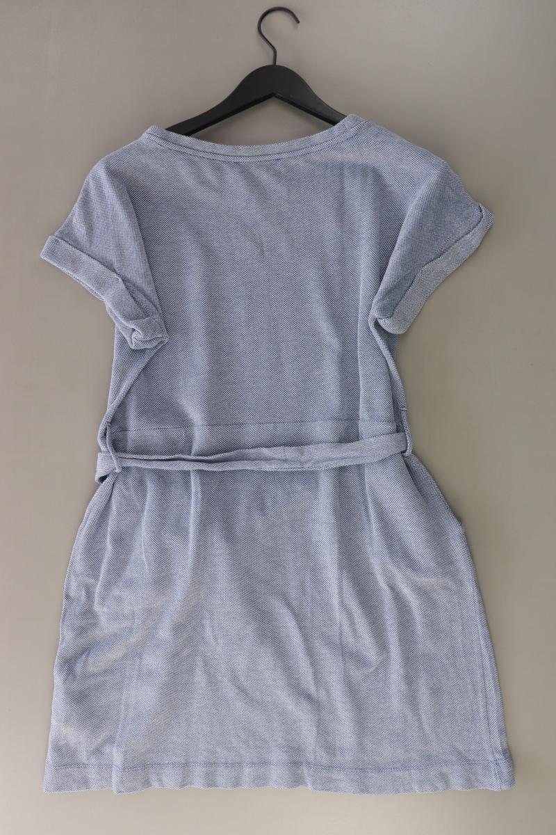 Esprit Stretchkleid Gr. XL Kurzarm blau aus Baumwolle
