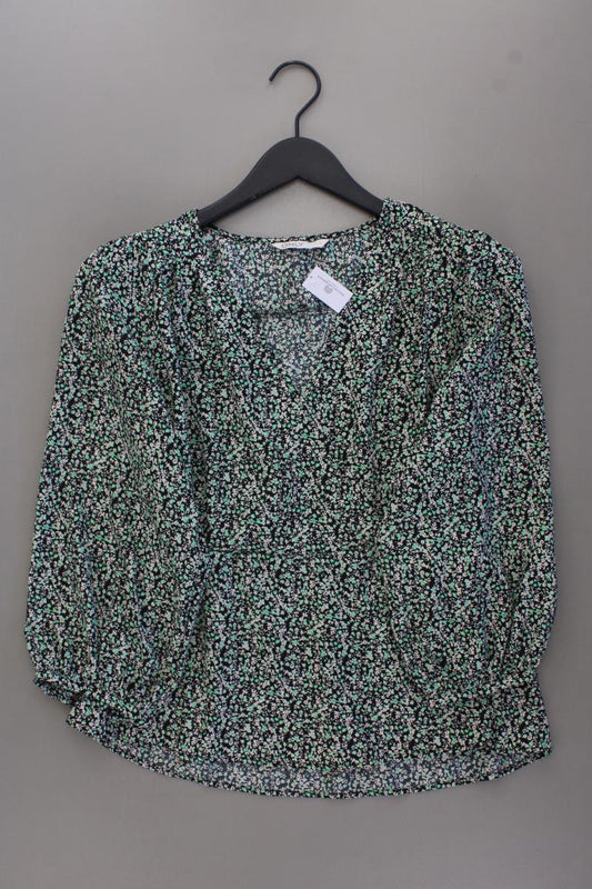 Only Bluse Gr. M mit Blumenmuster 3/4 Ärmel grün aus Polyester