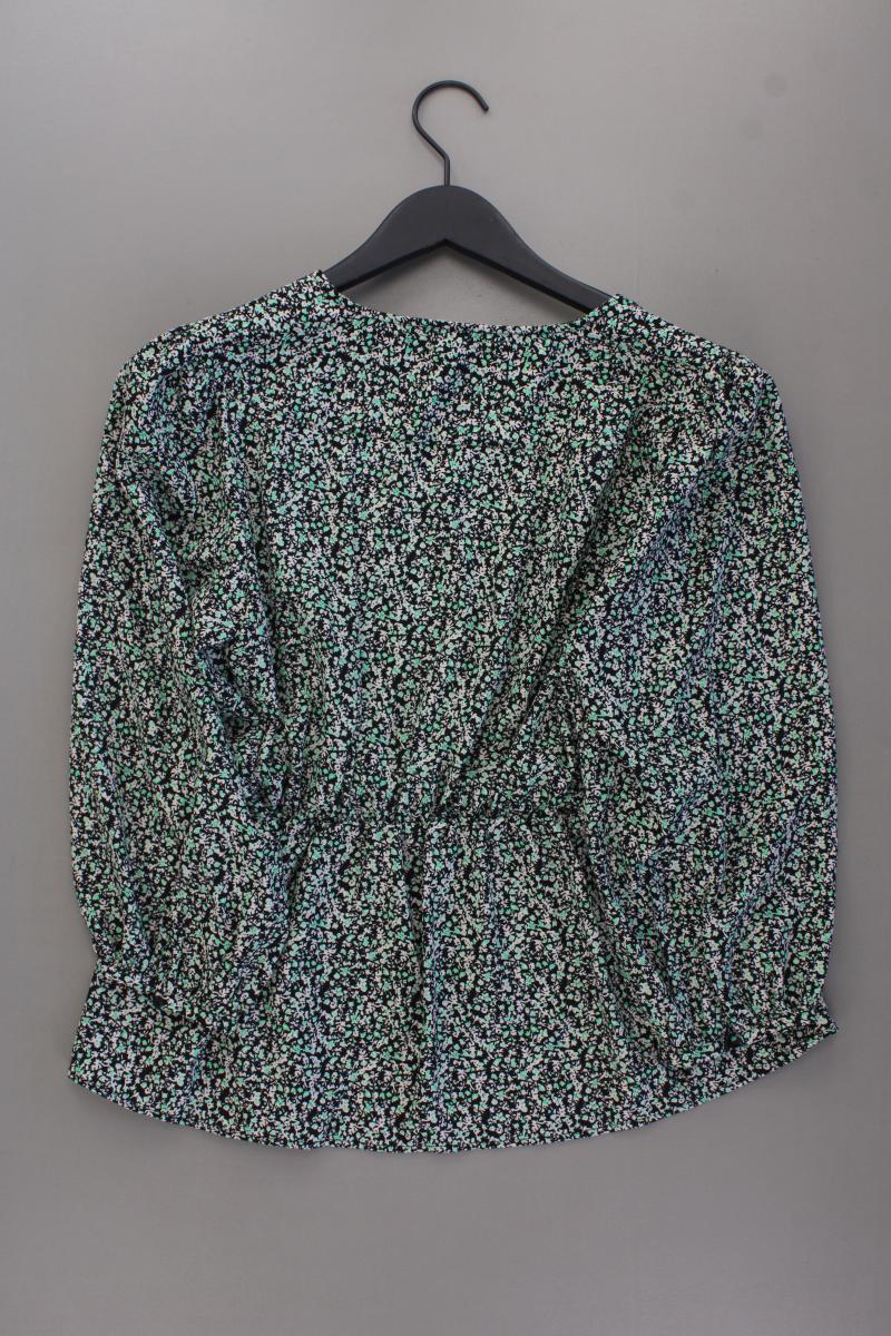 Only Bluse Gr. M mit Blumenmuster 3/4 Ärmel grün aus Polyester