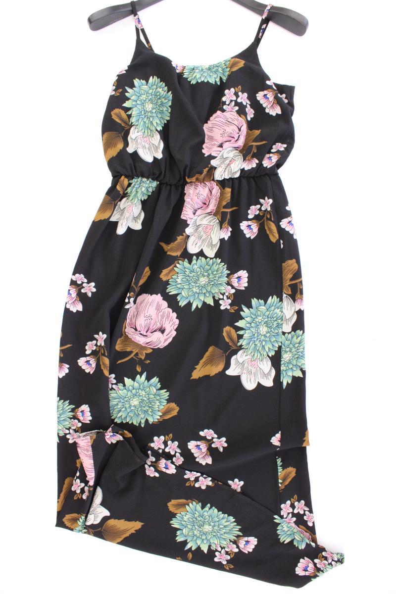 Only Sommerkleid Gr. 36 mit Blumenmuster Träger schwarz