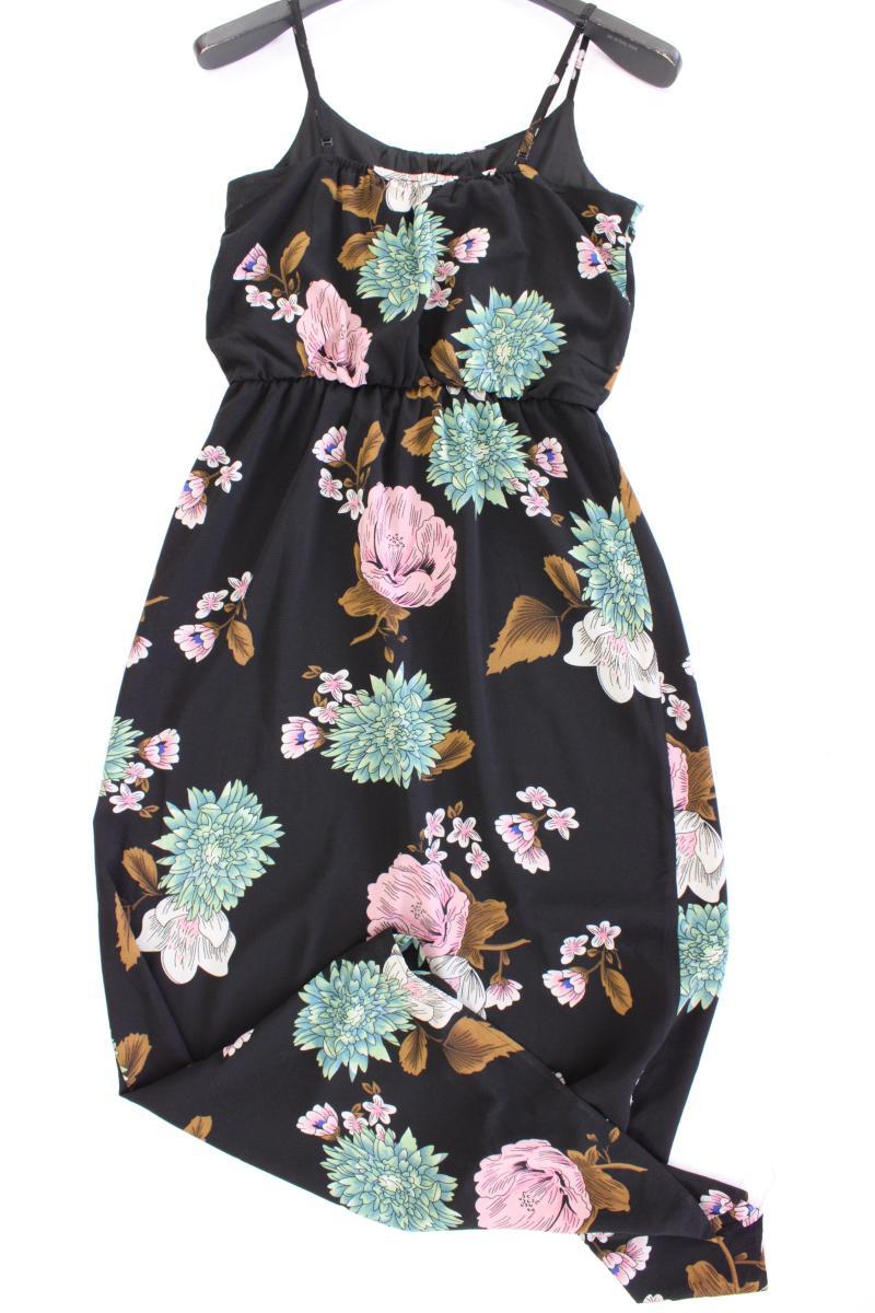 Only Sommerkleid Gr. 36 mit Blumenmuster Träger schwarz