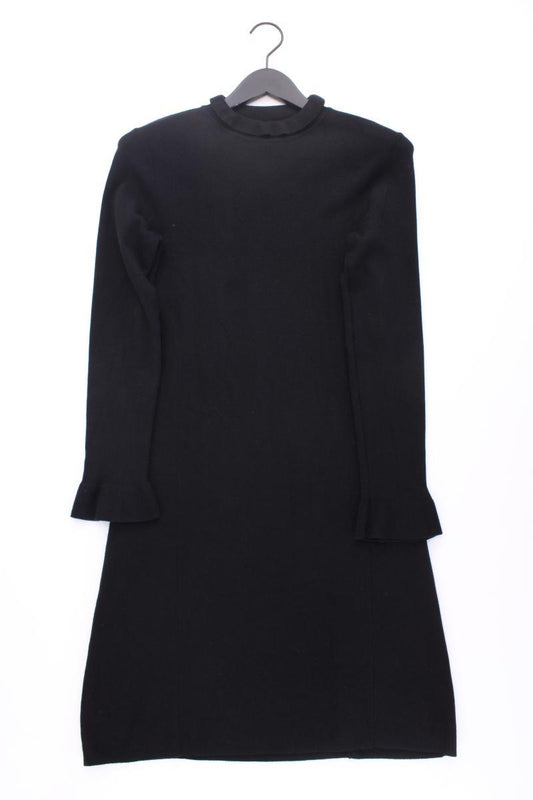 comma, Strickkleid Gr. 36 Langarm schwarz aus Viskose