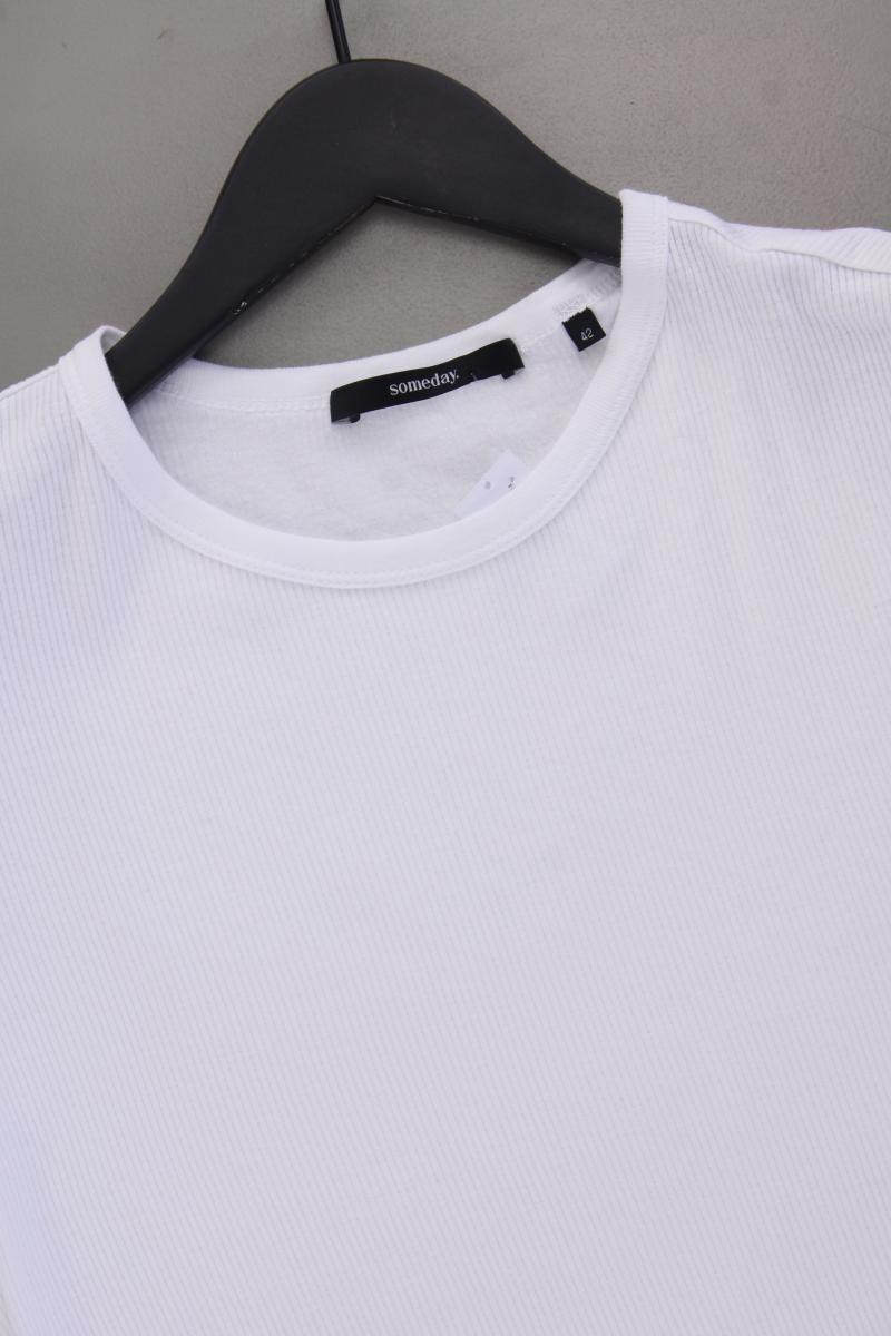 someday. Shirt Kleoh Gr. 42 Kurzarm weiß aus Baumwolle