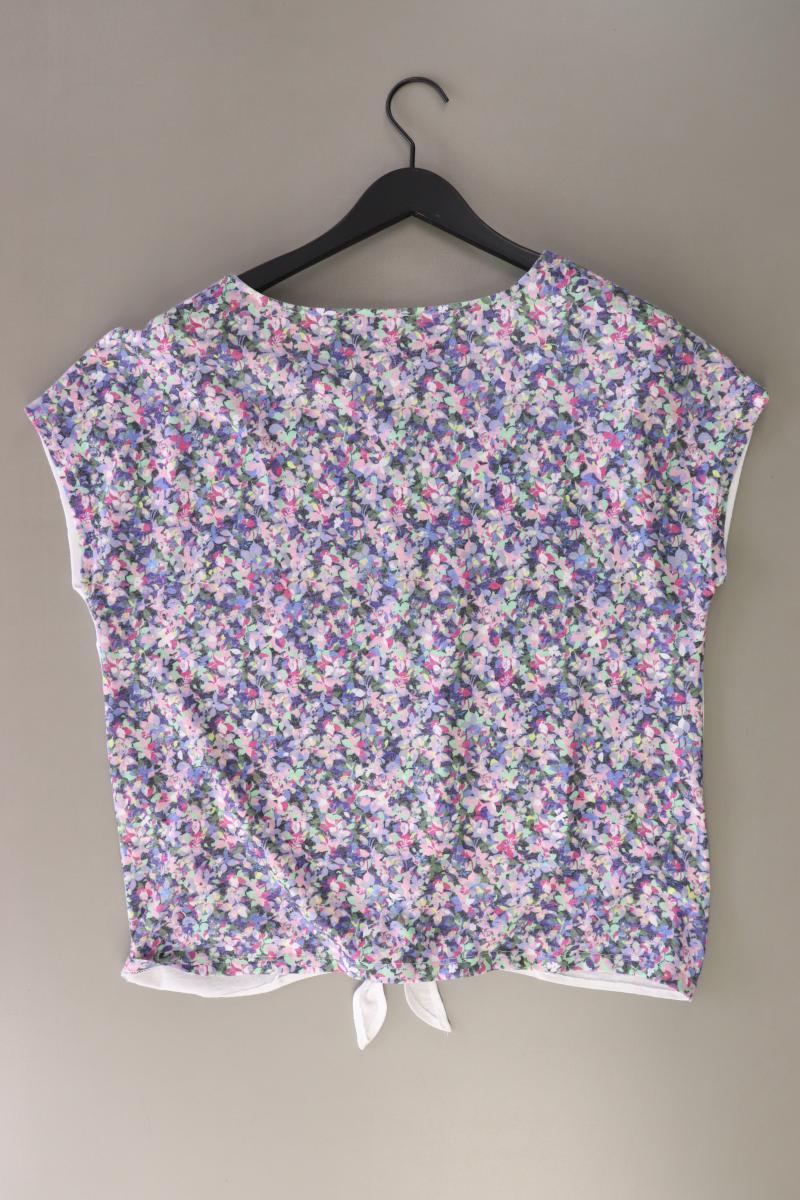Street One Printshirt Gr. 44 Kurzarm weiß