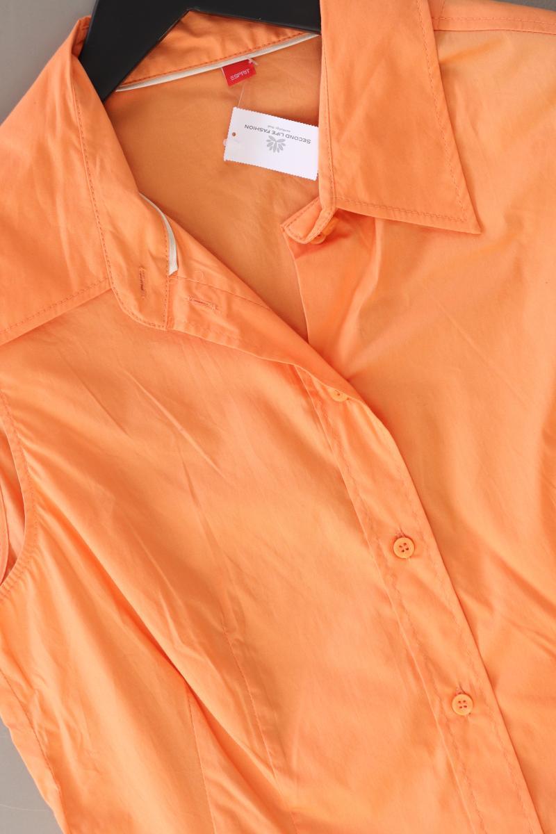 Esprit Ärmellose Bluse Gr. L orange aus Baumwolle