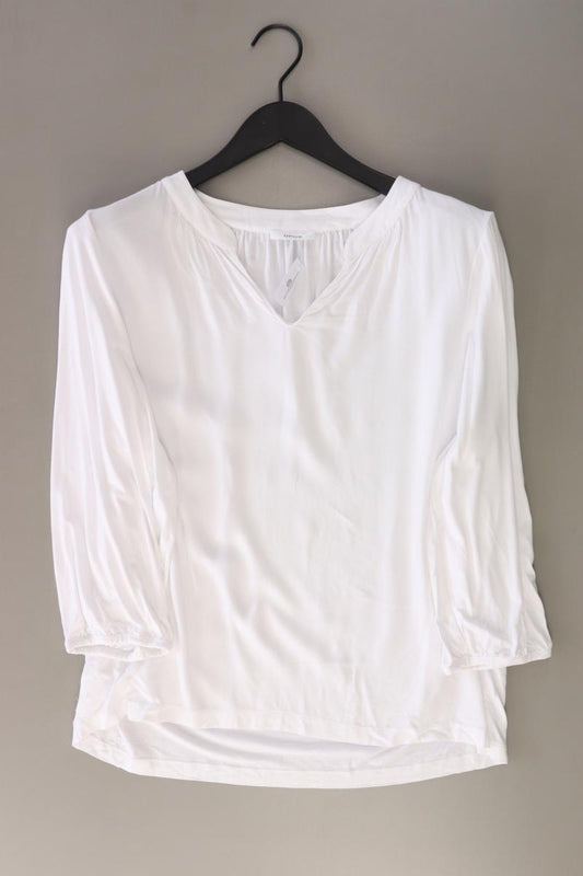 Opus Regular Bluse Gr. 40 3/4 Ärmel weiß
