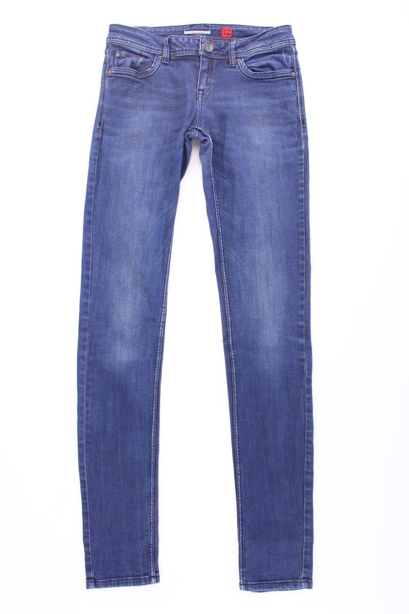 QS by s.Oliver Skinny Jeans Gr. 38/L36 blau