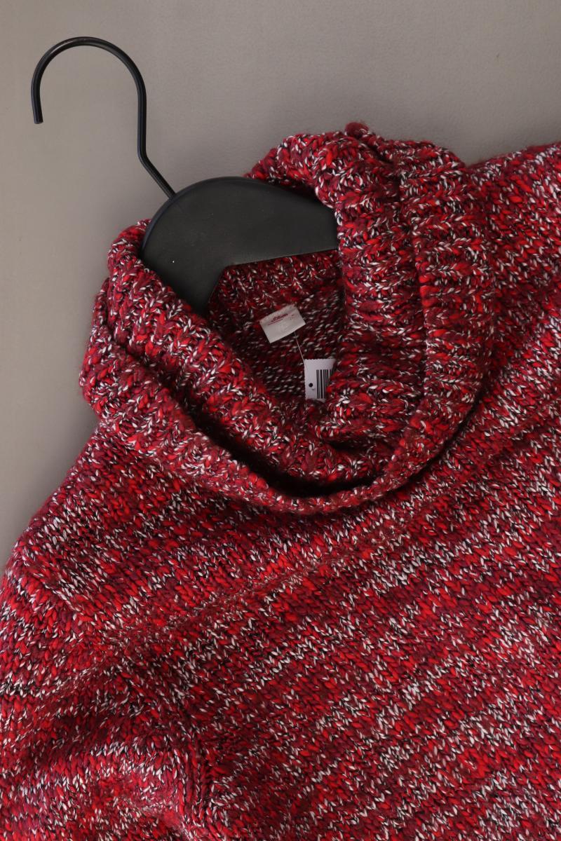 s.Oliver Grobstrickpullover Gr. 42 rot aus Baumwolle