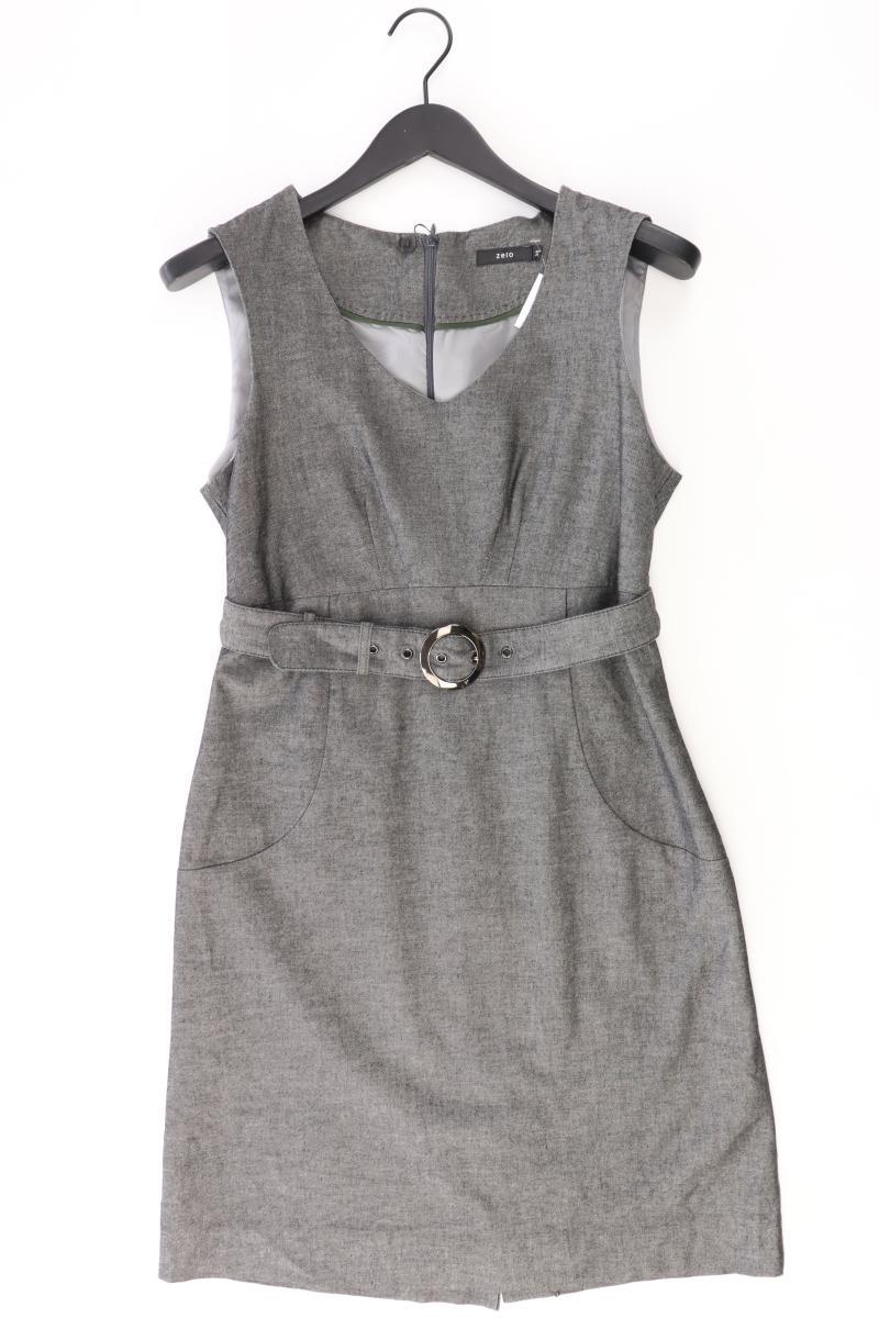 Zero Trägerkleid Gr. 38 grau aus Baumwolle