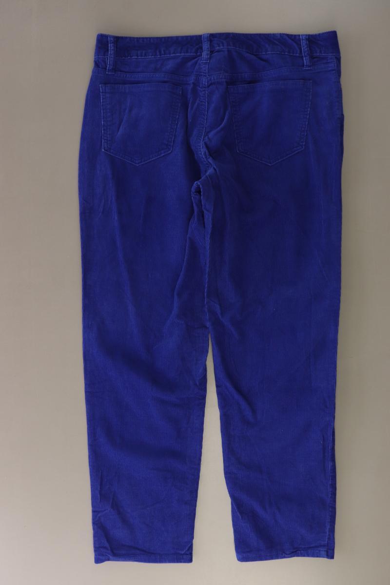 Lands' End Cordhose Gr. 40 blau aus Baumwolle