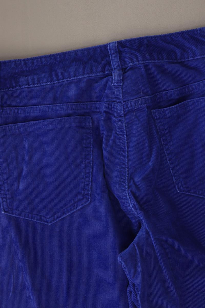 Lands' End Cordhose Gr. 40 blau aus Baumwolle