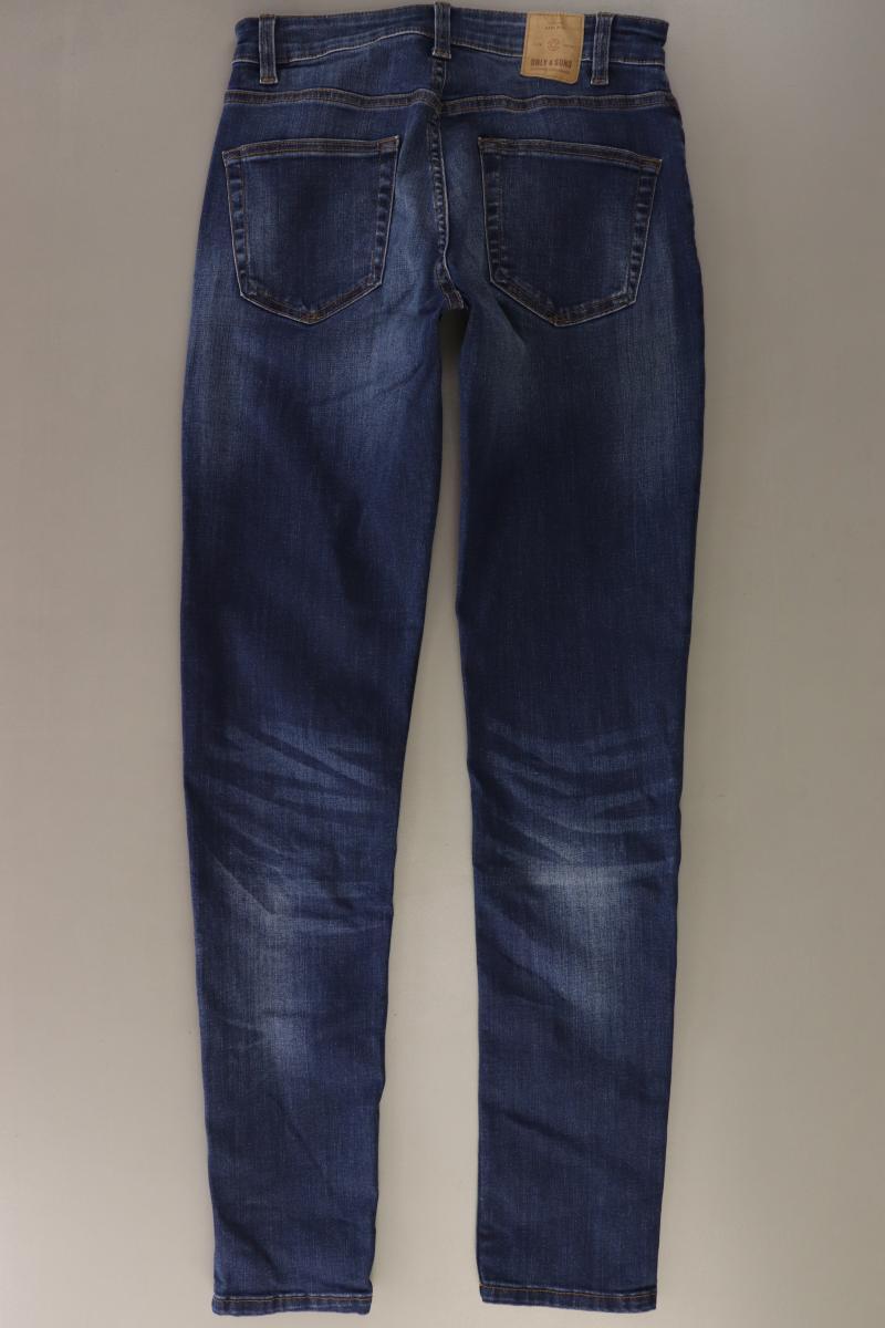 ONLY & SONS Straight Jeans für Herren Gr. W28/L34 blau aus Baumwolle