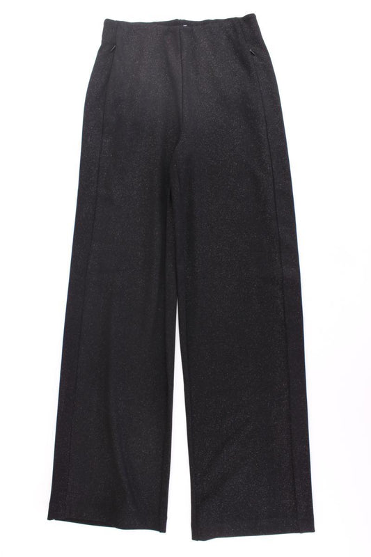 Gerry Weber Stoffhose Gr. 36 neuwertig mit Glitzer schwarz aus Viskose