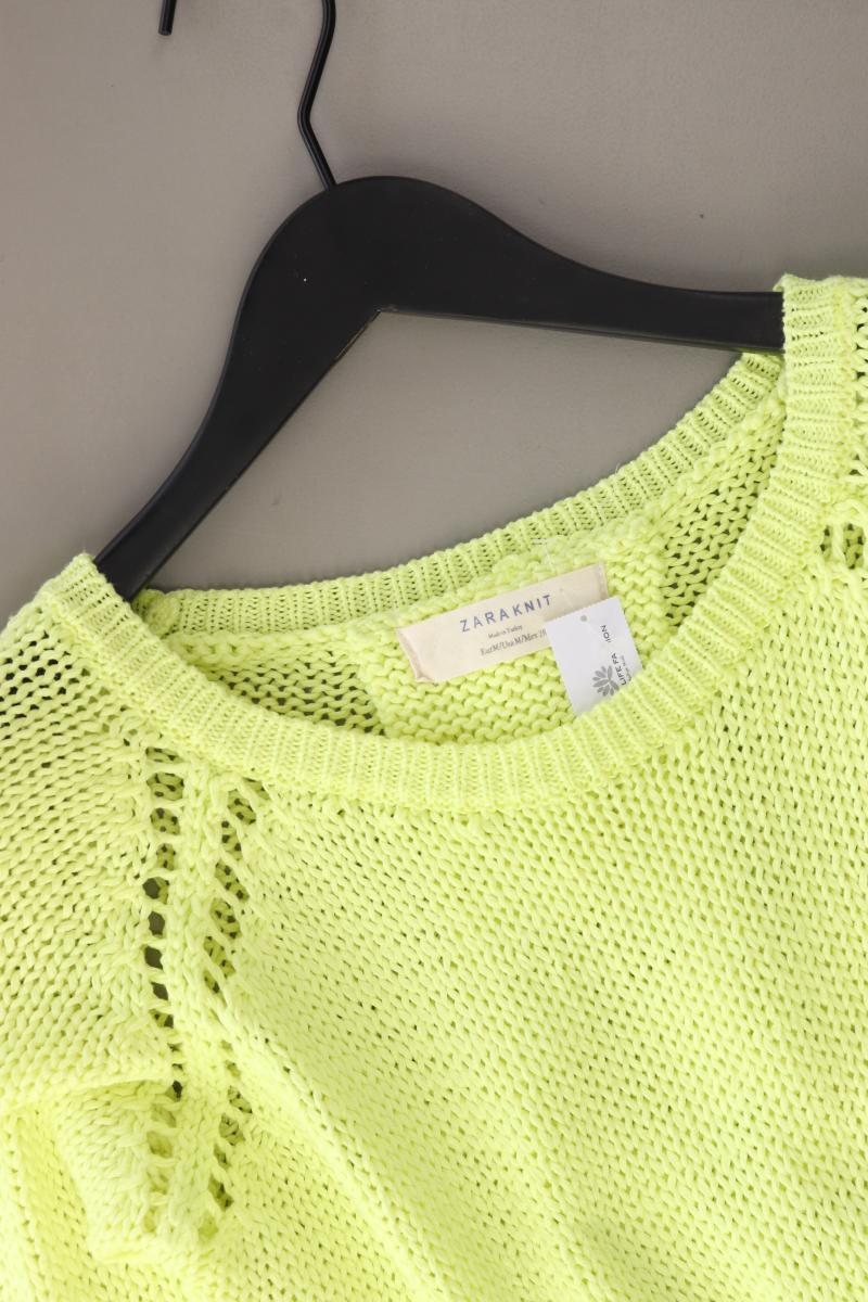 Zara Grobstrickpullover Gr. M gelb