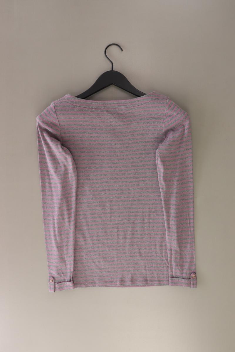 Esprit Ringelshirt Gr. S gestreift Langarm grau aus Baumwolle