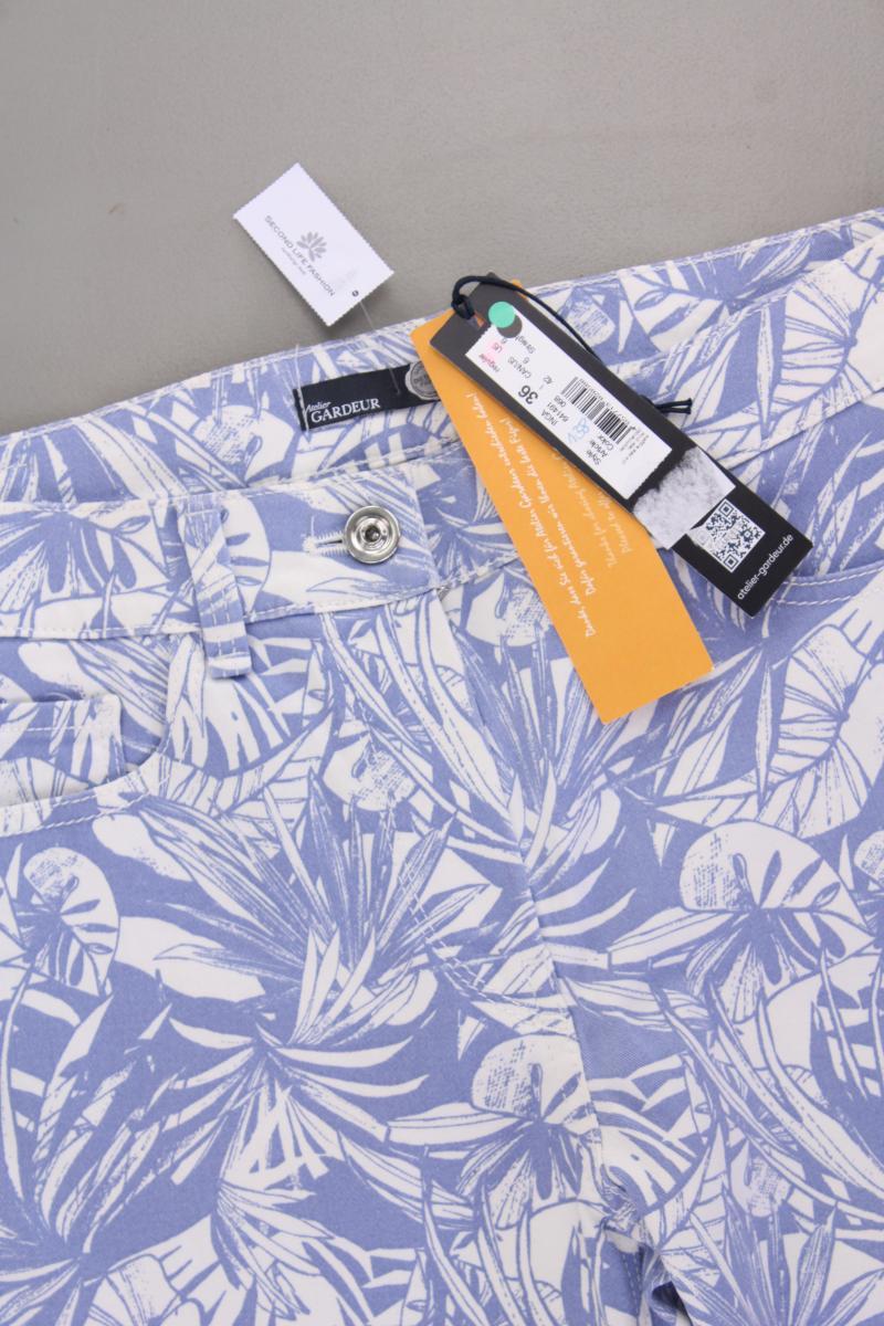 Atelier Gardeur Hose Gr. 36 neu mit Etikett Modell Inga blau aus Baumwolle