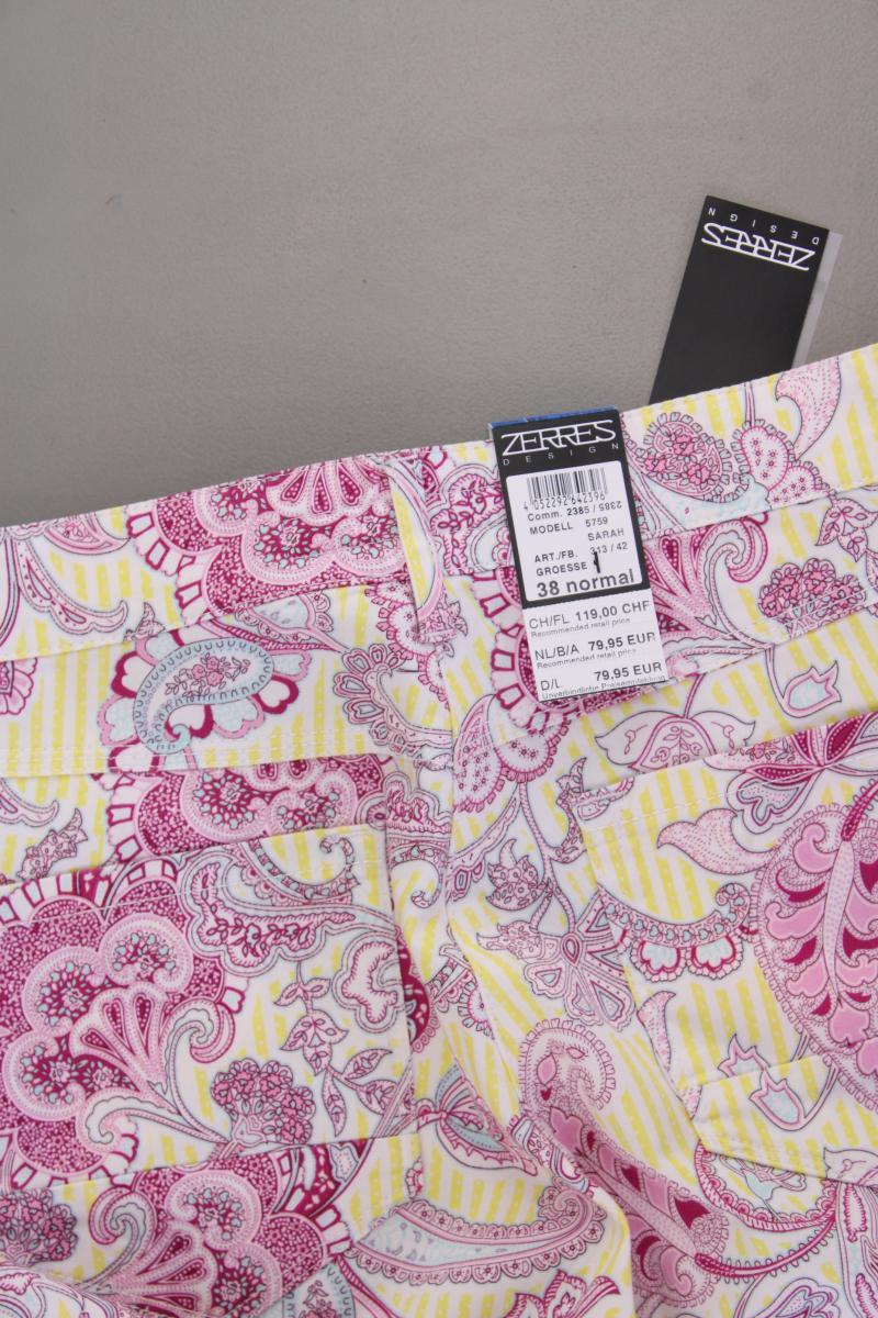 Zerres Hose Gr. 38 mit Paisleymuster neu mit Etikett Neupreis: 79,95€!