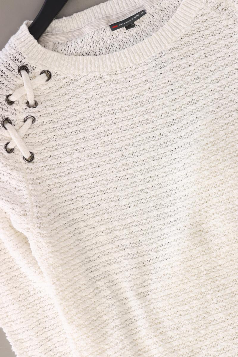 Street One Grobstrickpullover Gr. 38 weiß